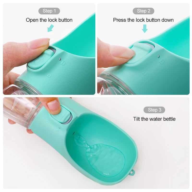 Portable Dog Water Bottle for Small Large Dogs Bowl Outdoor Walking Puppy Pet Travel Water Bottle Cat Drinking Bowl Dog Supplies