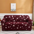 Square Lattice Printed Couch Cover Sofa Cover Elastic Slipcovers for Pets Chaselong Protector L Shape Anti-Dust Machine Washable