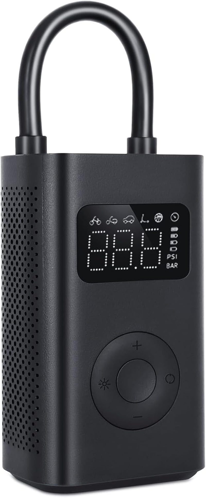 Mi Portatil Electric Air Compressor 2, Inflador Ruedas Coche 150 PSI 6 Modos Con Recargable De 2000 Mah, Compresor Con Pantalla LCD Con Sensor De Presión Para Coche, Bicicleta, Moto, Pelota (Negro)